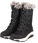 Winterboots RIEKER, Damen, Gr. 37, Schurwolle, schwarz, Leder, Textil, Schuhe
