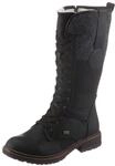 Rieker Schn&uuml;rstiefel, Winterstiefel, Blockabsatz, Warmfutter, mit Tex-Ausstattung