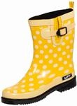 Gummistiefel BOCKSTIEGEL "Dorin", Damen, Gr. 36, gelb (gelb, multi), Obermaterial: