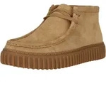 Schn&uuml;rschuh CLARKS "Clarks Halbschuhe Veloursleder", Herren, Gr. 41, braun,