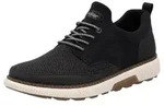 Slip-On Sneaker RIEKER, Herren, Gr. 45, schwarz, Lederimitat, Textil, Schuhe,