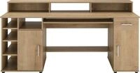 VOGL M&ouml;belfabrik Schreibtisch "Timra mit Monitoraufsatz, Tastaturauszug &