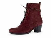 Schnürstiefelette GABOR Gr. 35, rot (dunkelrot) Damen Schuhe