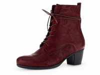 Schnürstiefelette GABOR Gr. 35, rot (dunkelrot) Damen Schuhe