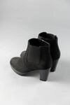 Stiefelette ANISTON SHOES, Damen, Gr. 38, schwarz, Textil, Veloursleder, Basic,