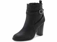 High-Heel-Stiefelette LASCANA Gr. 41, schwarz Damen Schuhe Stiefelette High Heel