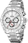 Chronograph FESTINA "Timeless Chronograph", silber (silberfarben, silberfarben,