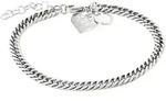 Armband LIEBESKIND BERLIN "Schmuck Geschenk Edelstahl Armkette Herz", silber