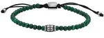 Armband FOSSIL "Schmuck Geschenk Edelstahl Armschmuck JEWELRY", gr&uuml;n