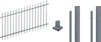 Alberts Metallzaun "Chaussee verstellbar" H&ouml;he: 100 cm, Gesamtl&auml;nge: 4 - 10 m, zum