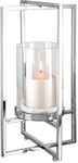 Fink Windlicht "NORMAN, Weihnachtsdeko" aus Edelstahl und Glas, 1-flammig