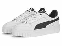 Sneaker PUMA "Carina Street Sneakers Damen" Gr. 35.5, schwarz-weiß (white black