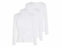 T-Shirt TOMMY HILFIGER UNDERWEAR "3P LS Tee" Gr. S (48), weiß (white, white,...