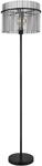 GLOBO LIGHTING Stehlampe "GORLEY", schwarz (schwarz matt), &Oslash; 38cm H: 152cm, 1 Stk.,