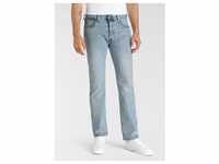 Straight-Jeans LEVI'S "501 ORIGINAL" Gr. 32, Länge 32, blau (crystal clear...