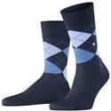 Burlington Socken "Manchester" Einheitsgr&ouml;&szlig;e 40-46, Argyle-Muster, Burlington-Clip