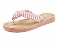 Badezehentrenner ELBSAND Gr. 35, rosa (rosa, gestreift) Damen Schuhe Dianette