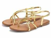 Sandale LASCANA Gr. 42, goldfarben Damen Schuhe Lascana