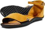 Barfu&szlig;schuh LEGUANO "JARA", Damen, Gr. 37, gelb (senfgelb), Lederimitat, Textil,