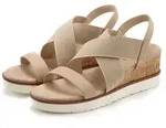 Sandalette LASCANA "Sommerschuh, offener Schuh, Sandale, Keilsandalette", Damen, Gr.