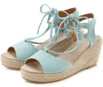 Keilsandalette LASCANA "Sommerschuh, offener Schuh, Sandale, Sandalette",...