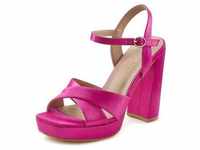 Riemchensandalette LASCANA Gr. 36, pink Damen Schuhe Sandaletten