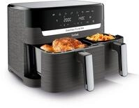 Tefal Hei&szlig;luftfritteuse "EY905B Dual Easy Fry & Grill" 2700 W Doppelkammer, inkl.
