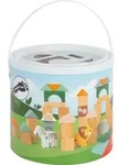 Spielbausteine SMALL FOOT "Safari", bunt, Spielbausteine, Kinder, Holz