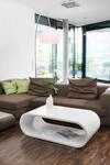 SalesFever Couchtisch "im stilvollen Look" Vollst&auml;ndig aus edlem Fiberglas gefertigt