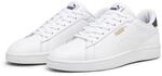 Sneaker PUMA "Smash 3.0 Sneakers Erwachsene", Damen, Gr. 37,5, wei&szlig; navy gold blau,