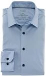 OLYMP Businesshemd "No. Six 24/Seven super slim" in bequemer Jersey-Qualit&auml;t