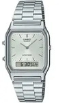 Chronograph CASIO VINTAGE, silber (silberfarben, grau), Armbanduhren, Damen,