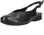 Slingpumps THINK "Think Pumps Leder", Damen, Gr. 37, schwarz, Leder, Schuhe