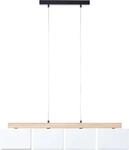 BRILLIANT Pendelleuchte "Rayan", braun (holzfarben), 4, 1 Stk., Leuchten,