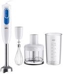 Braun Stabmixer "MultiQuick 2 MQ 20.236 M - 600 W, 2 Geschwindigkeiten, Edelstahl"