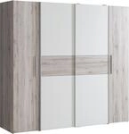 FORTE Kleiderschrank "Kalixtus, Made in Europe" B/H/T ca. 200x190x60 cm, 2