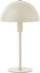 Tischleuchte "Linnea Pilz Lampe", beige (creme hellbeige matt), 1, &Oslash; 20,5cm H: