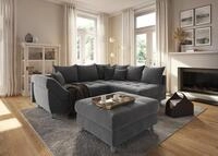 COLLECTION AB Ecksofa "Innsbruck L-Form, B: 247 cm" 3 Zierkissen, Federkern