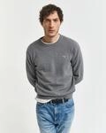 Gant Rundhalspullover "CLASSIC COTTON C-NECK" Premium Strickpullver aus weicher 100%