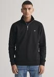 Gant Sweatshirt "REG SHIELD HALF ZIP SWEAT", mit Logostickerei auf der Brust