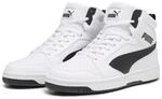 Sneaker PUMA "Rebound Sneakers Erwachsene", Herren, Gr. 37,5, schwarz-wei&szlig; (wei&szlig;