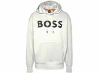 Sweatshirt BOSS ORANGE "WebasicHood" Gr. M, grau (light, pastel grey) Herren