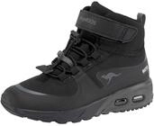 Sneaker KANGAROOS "KX-Hydro", M&auml;dchen, Gr. 28, schwarz (schwarz, grau), Synthetik,