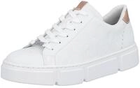 Rieker Plateausneaker mit metallicfarbenen Akzenten, Freizeitschuh, Halbschuh,