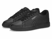Sneaker PUMA "Smash 3.0 Leather Sneakers Jugendliche" Gr. 39, schwarz (black...