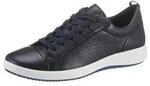 Sneaker ARA "ROMA", Damen, Gr. 2,5, blau (dunkelblau), Glattleder, unifarben, Schuhe