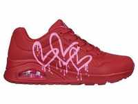 Skechers Sneaker "UNO DRIPPING IN LOVE", mit Herzen-Graffity-Print,...
