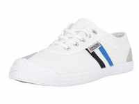 Sneaker KAWASAKI "Retro Canvas" Gr. 41, weiß (weiß, blau) Herren Schuhe