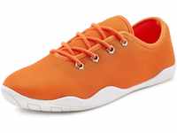 Sneaker LASCANA Gr. 36, orange Damen Schuhe Sneaker mit ultraflache Sohle,