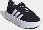 Sneaker ADIDAS SPORTSWEAR "GRAND COURT PLATFORM", Damen, Gr. 41, schwarz-wei&szlig; (core